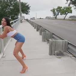 Adriana Chechik in 'Bangbros' Adriana Squirts From Anal in Public (Thumbnail 76)