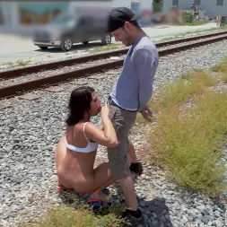 Adriana Chechik in 'Bangbros' Adriana Squirts From Anal in Public (Thumbnail 266)