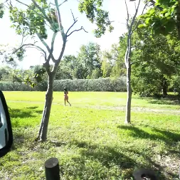 Alissa Avni in 'Bangbros' Jogger Gets Fucked on The Bus (Thumbnail 1)