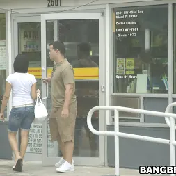 Anna in 'Bangbros' Gas Station Sucking! (Thumbnail 28)