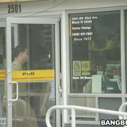 Anna in 'Bangbros' Gas Station Sucking! (Thumbnail 32)