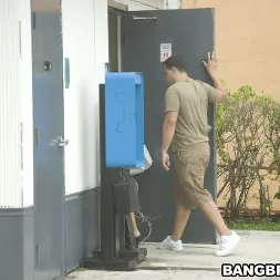 Anna in 'Bangbros' Gas Station Sucking! (Thumbnail 40)