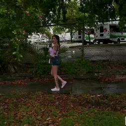 Anna Chambers en 'Bangbros' Chica salvaje hace twerking para un paseo (Miniatura 64)