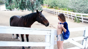 Callie Calypso en 'Estirando el dulce culo de Callie.'