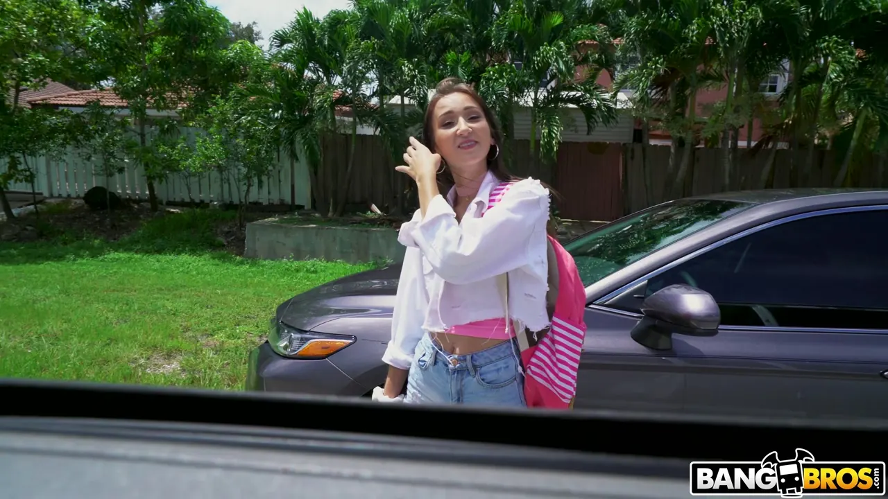 Bangbros 'Wild 19 y'o Gets Fucked on The Bus' starring Carmen Rae (Photo 38)