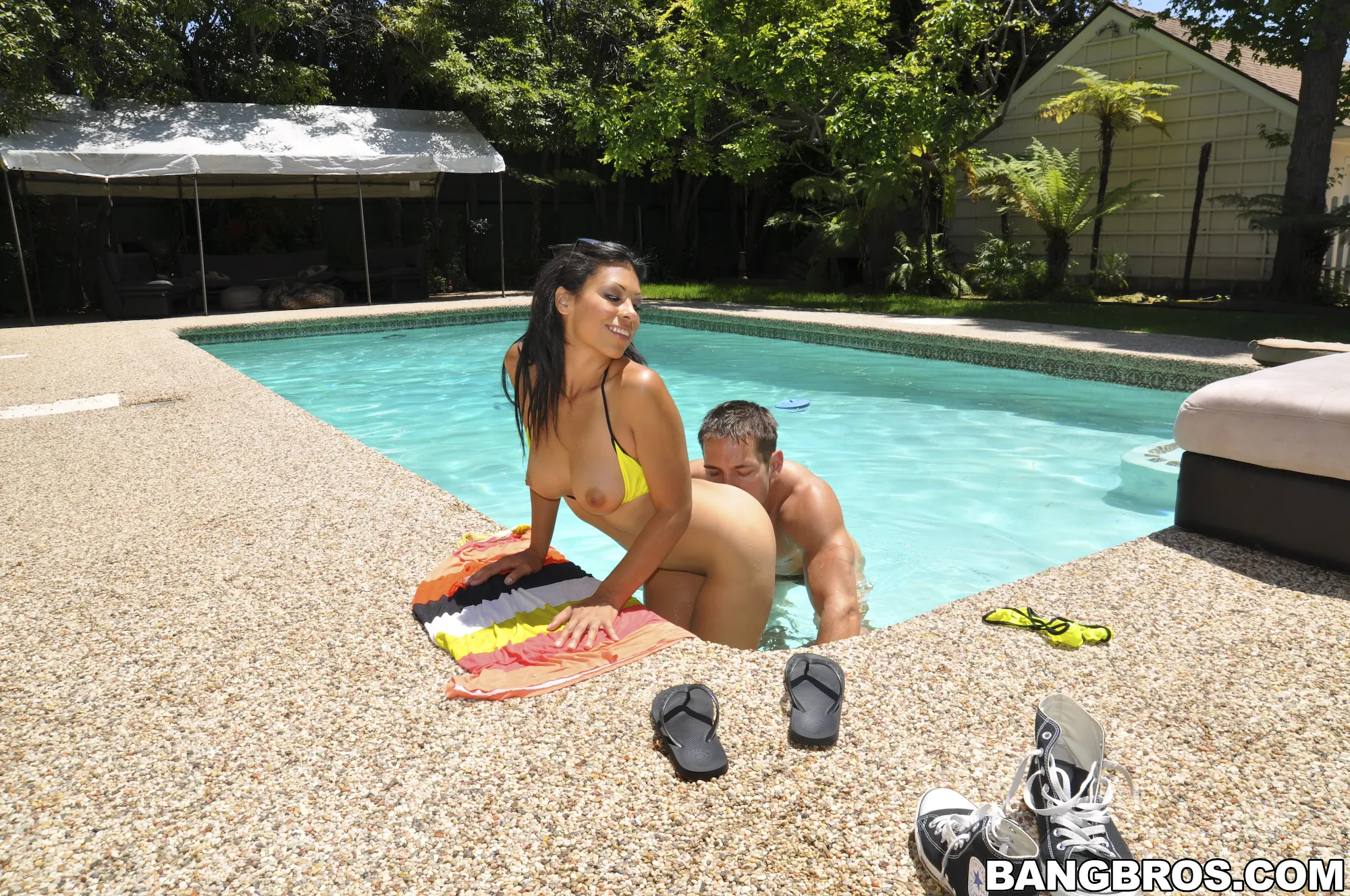 Bangbros 'Pool Side Fuckin'' starring Cassandra Cruz (Photo 374)