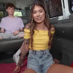 Charlotte Mae in 'Bangbros' Charlotte's Adventure on The Bus! (Thumbnail 285)