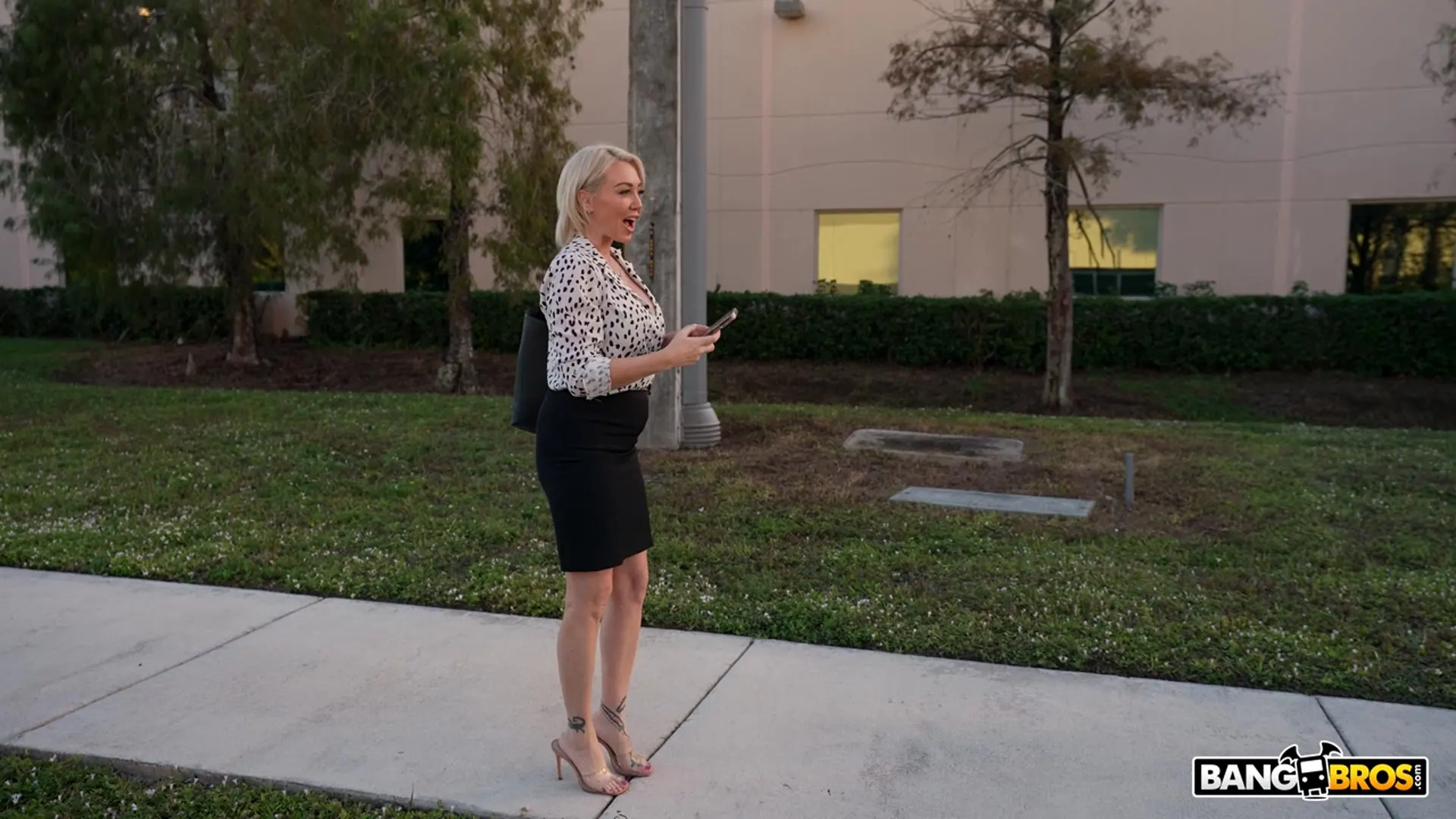 Bangbros 'Business Woman Fucks on The Bus' starring Chloe Adams (Photo 54)