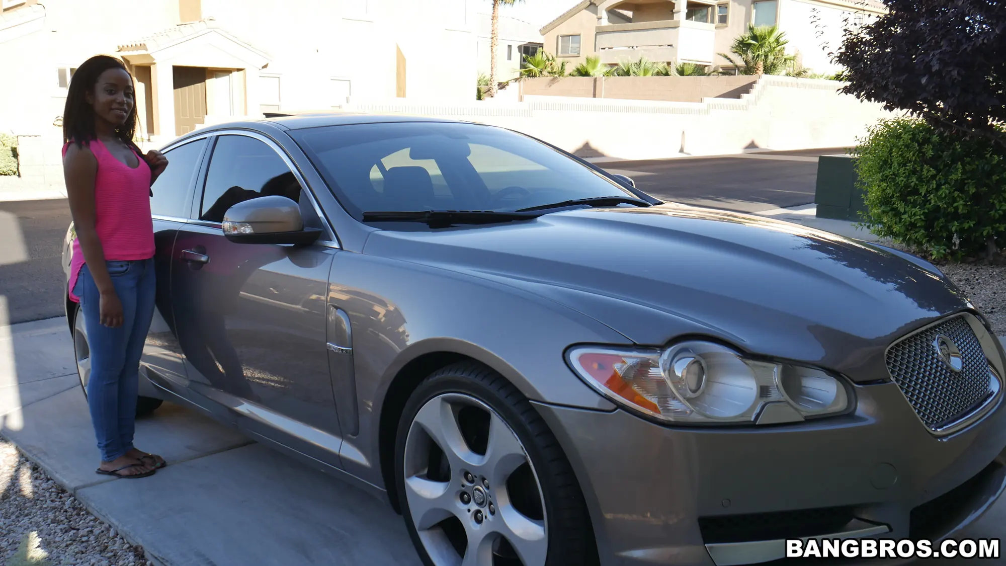 Bangbros 'Horny Student Gets Fucked In Car Outside University' starring Deana Dulce (Photo 3)