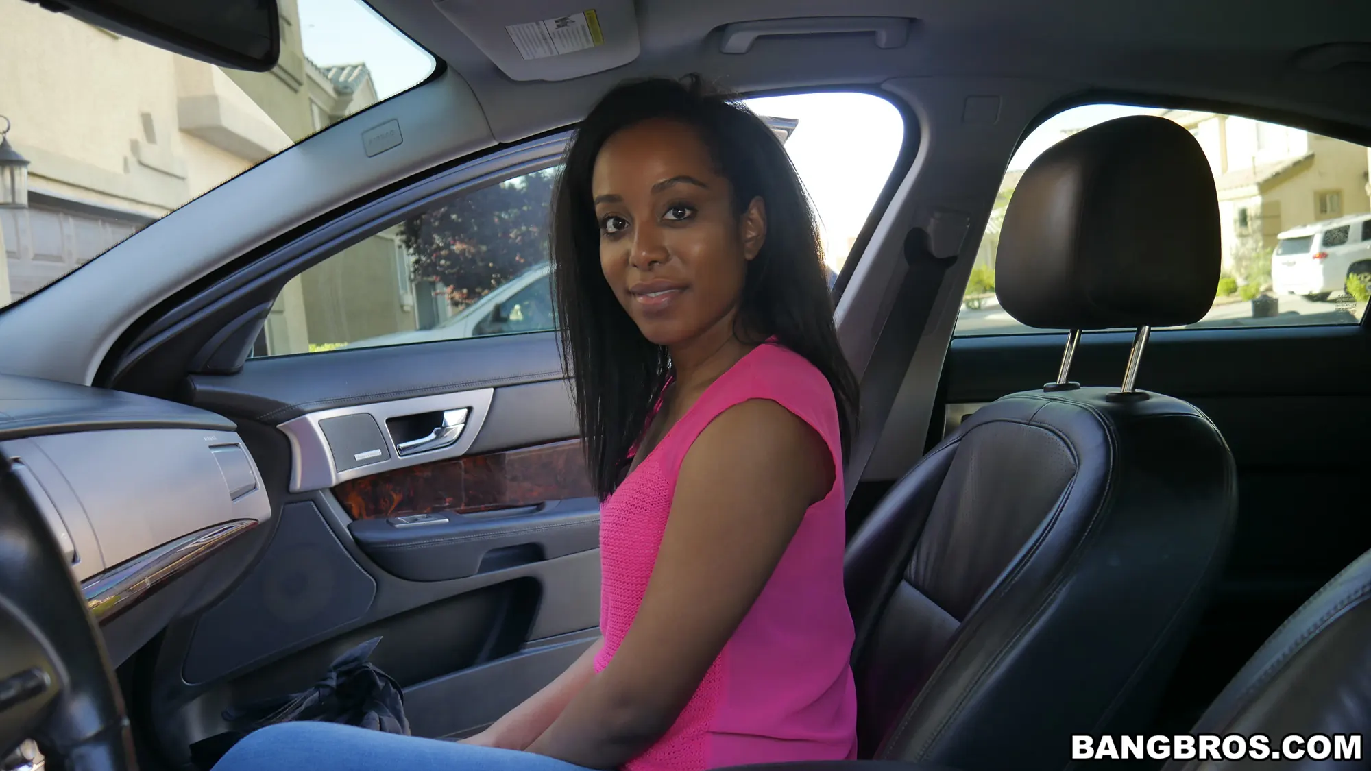 Bangbros 'Horny Student Gets Fucked In Car Outside University' starring Deana Dulce (Photo 18)