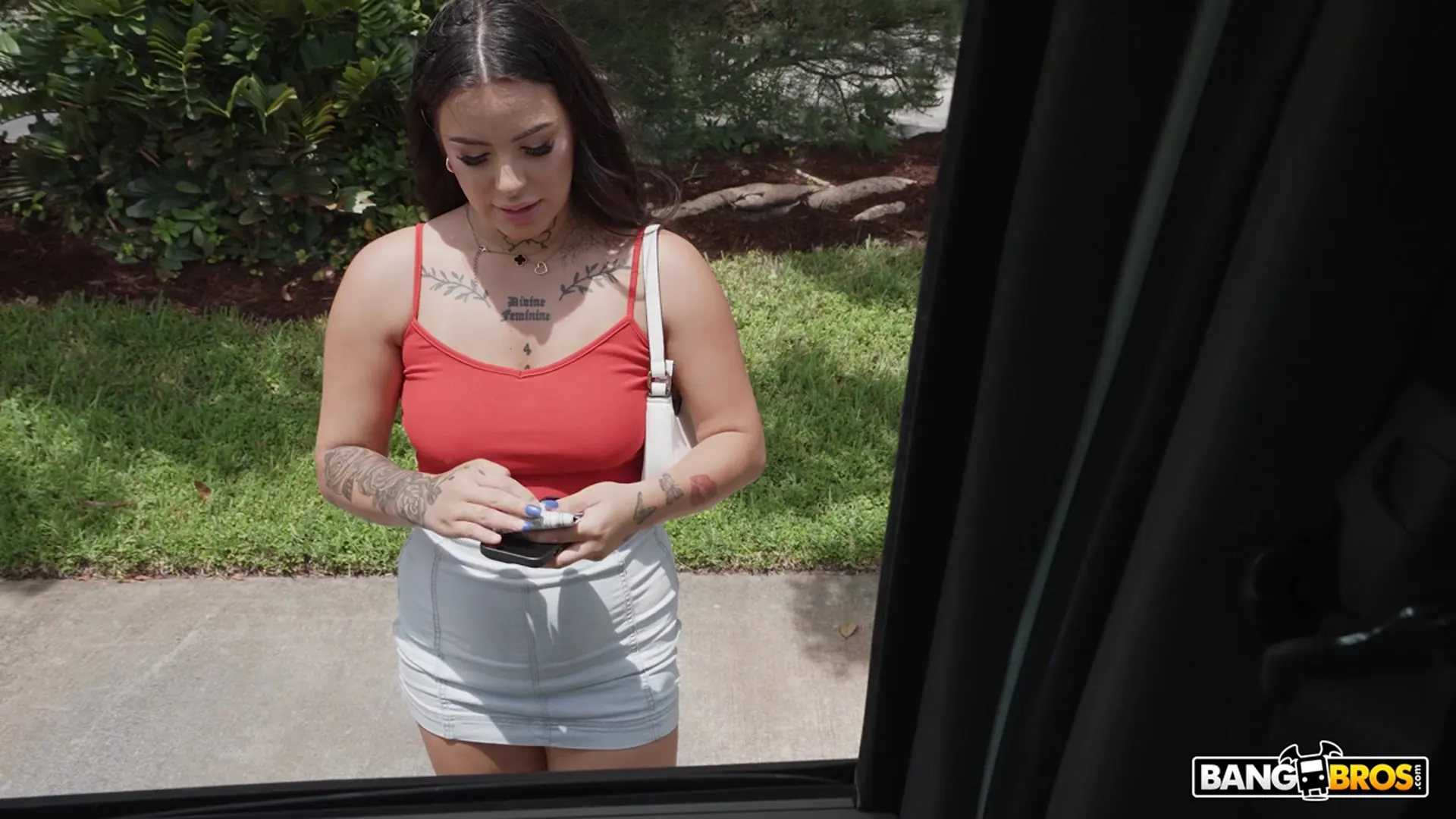 Bangbros 'Chica sexy se sube al autobús para una entrevista de trabajo' protagonizando Diamond Franco (foto 272)