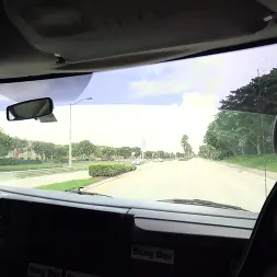 Evie Olson in 'Bangbros' Colombian Hottie ditches friend for road dick (Thumbnail 1)