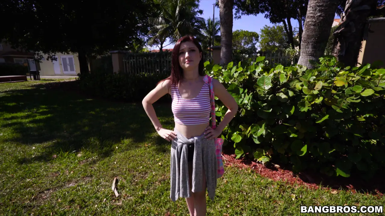 Bangbros 'Petite cutie shows her wild side' starring Hailey Little (Photo 66)