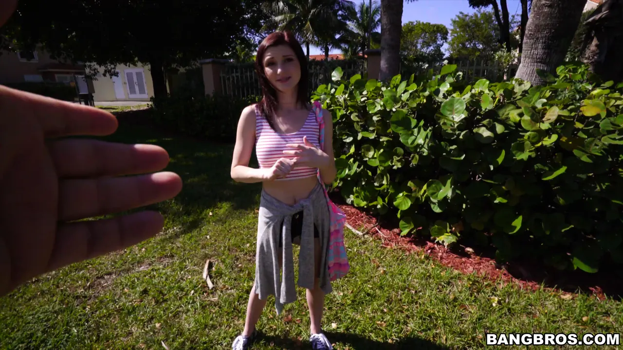 Bangbros 'Petite cutie shows her wild side' starring Hailey Little (Photo 99)