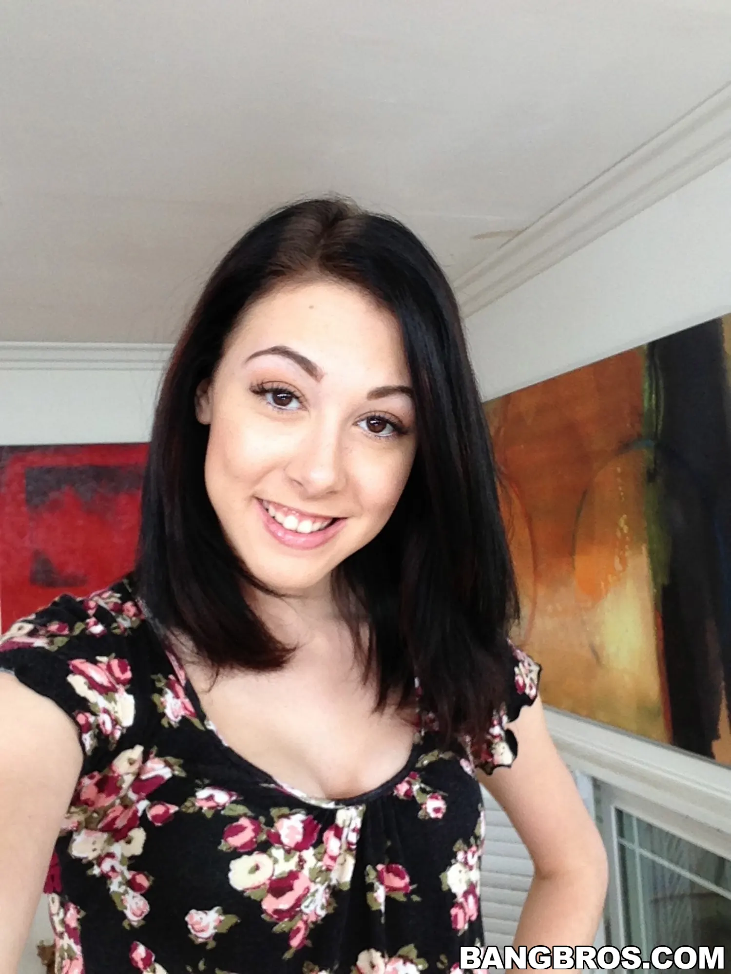 Bangbros 'Amateur Brunette Has A Meaty Pussy To Fuck!' starring Hanna Lay (Photo 1)