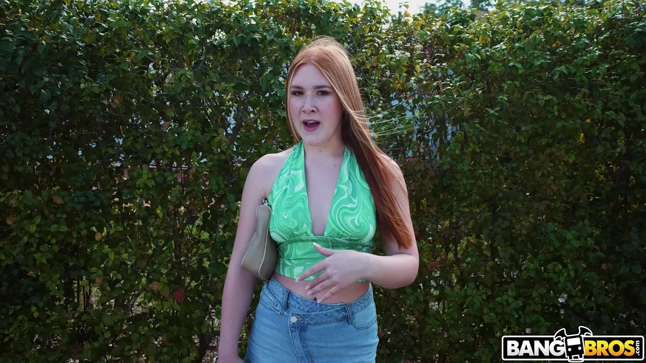 Bangbros 'Does The Carpet Match the Dr**es' starring Harper Red (Photo 710)