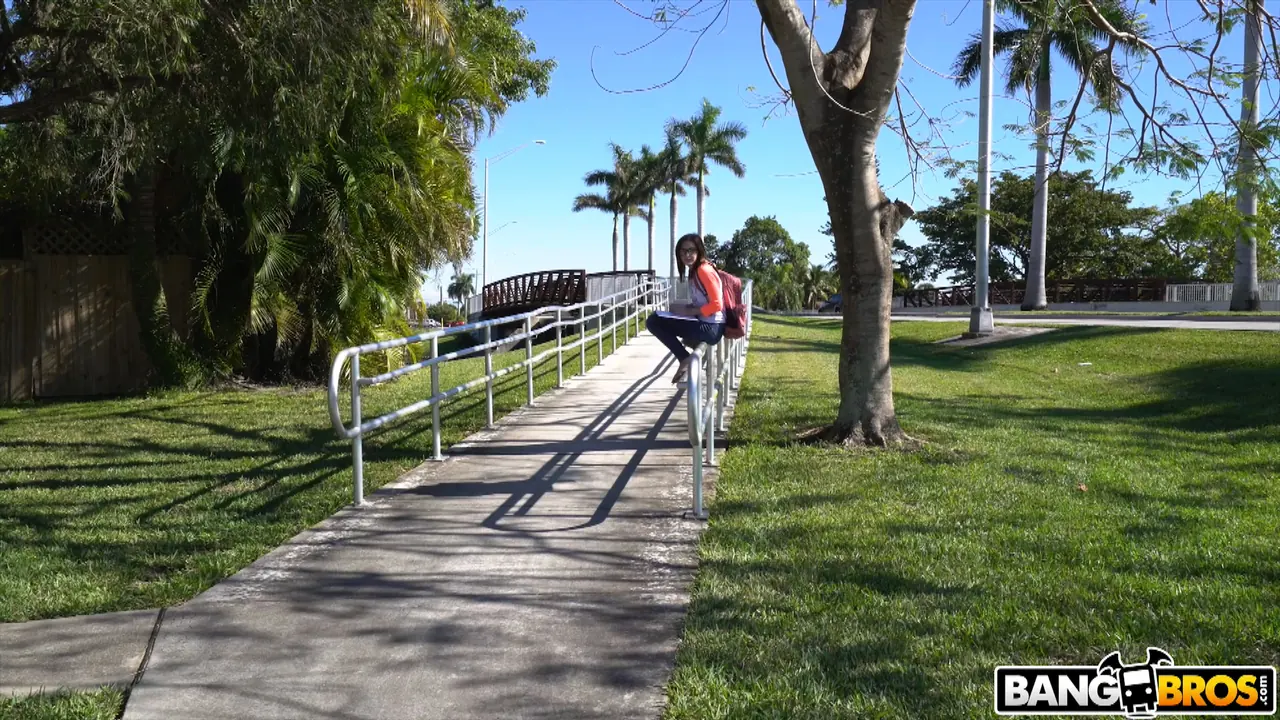 Bangbros 'Hot Nerd Fucks on the Bus' starring Kelsey Kage (Photo 33)