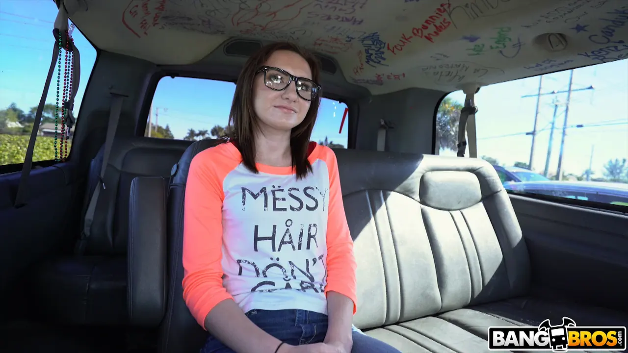 Bangbros 'Hot Nerd Fucks on the Bus' starring Kelsey Kage (Photo 132)