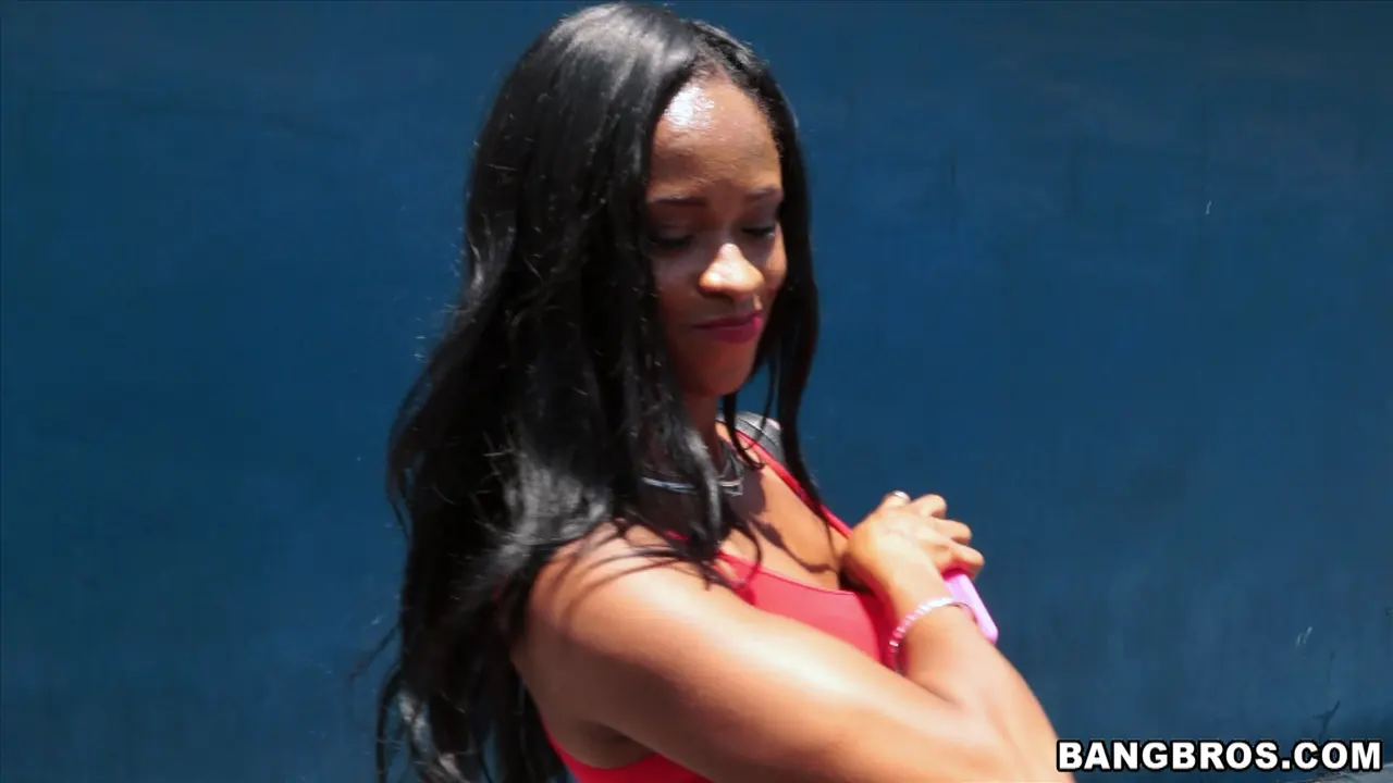 Bangbros 'Ghetto Black Girl Gives Up Ass for Cash on BangBus' starring Kennedy Monroe (Photo 99)