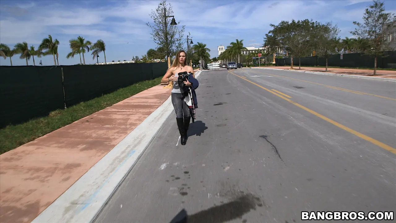 Bangbros 'Big Butt White Chick Ride The Bus' starring Layna Landry (Photo 930)