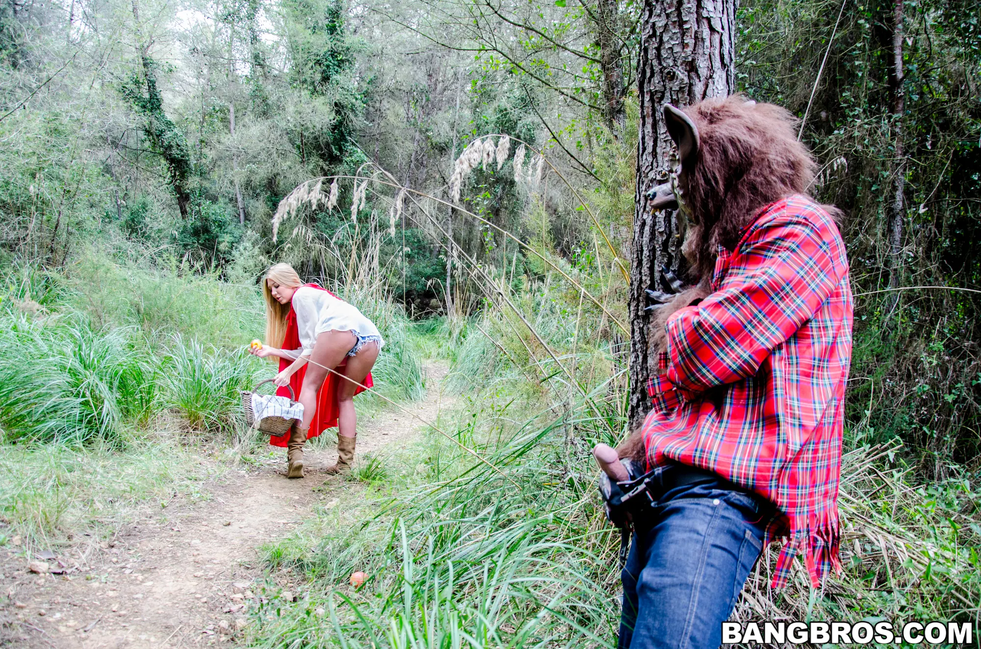 Bangbros 'Big tit creampie outsides in the woods' starring Lexi Lowe (Photo 70)