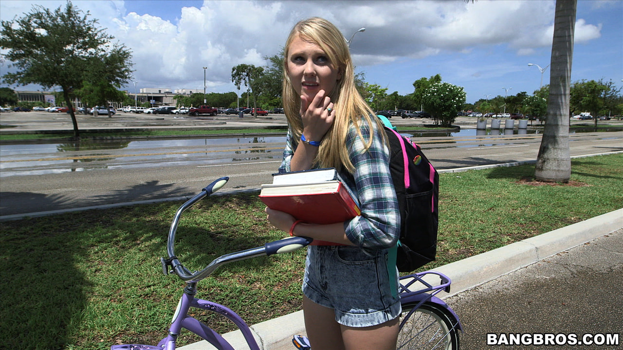 Bangbros 'Tight Lil' Blondie Gets WRECKED On The Bus!' starring Lily Rader (Photo 32)