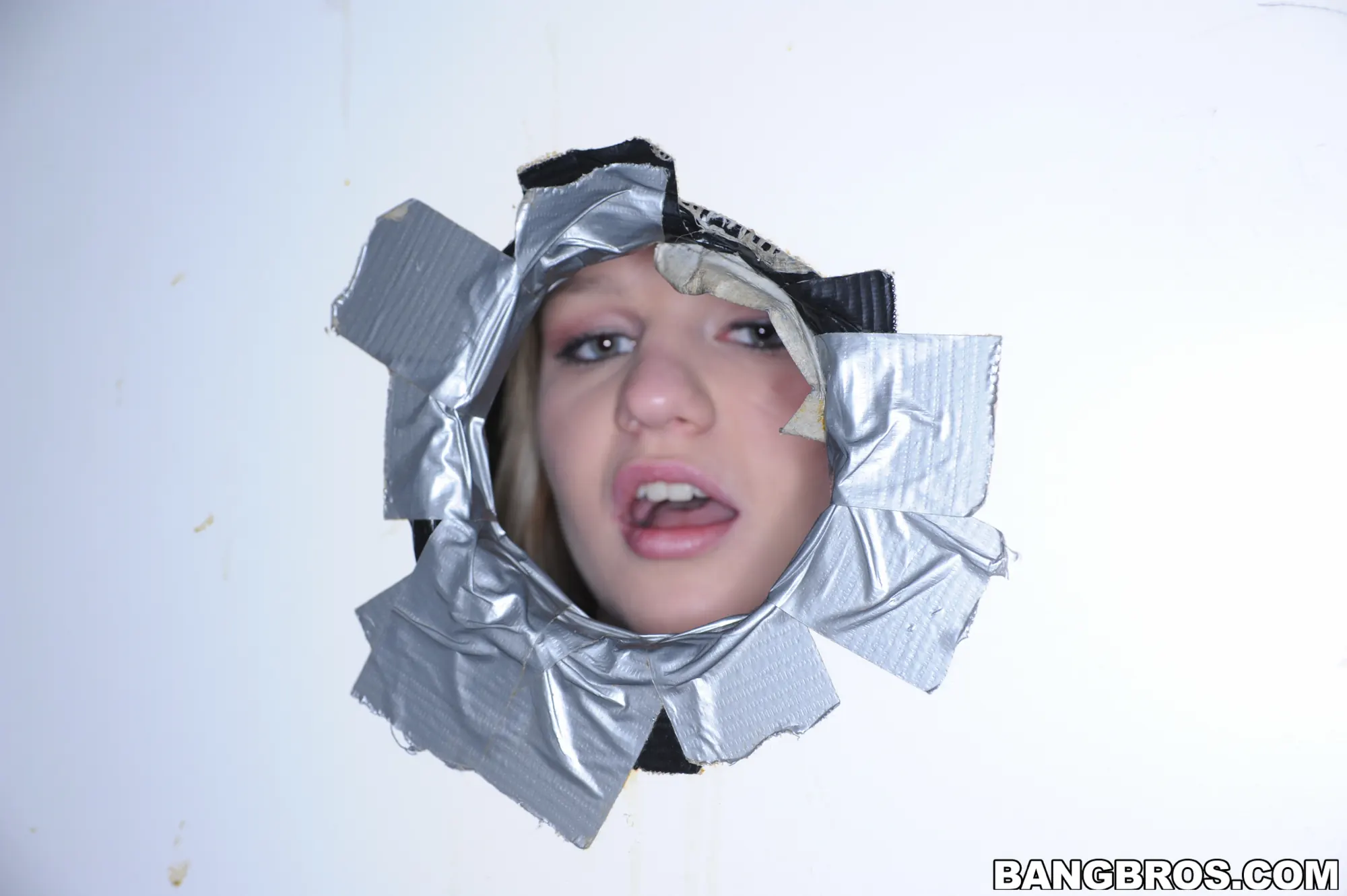 Bangbros 'Her first gloryhole sucking and fucking' starring Maci More (Photo 6)