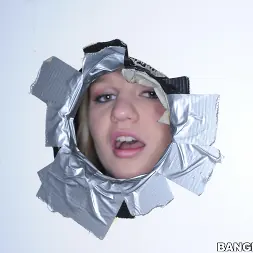 Maci More en 'Bangbros' Su primera mamada y follada en el gloryhole (Miniatura 6)