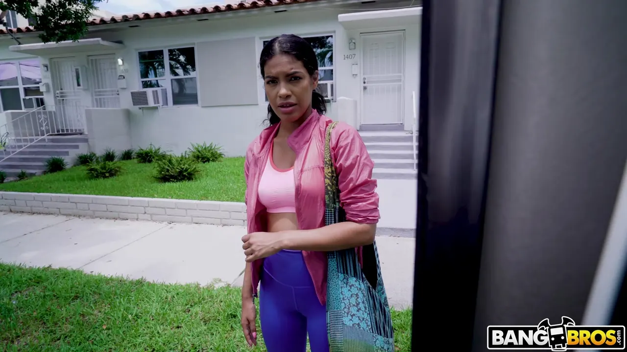 Bangbros 'College Girl Fucks Hard For Help' starring Maya Farrell (Photo 45)