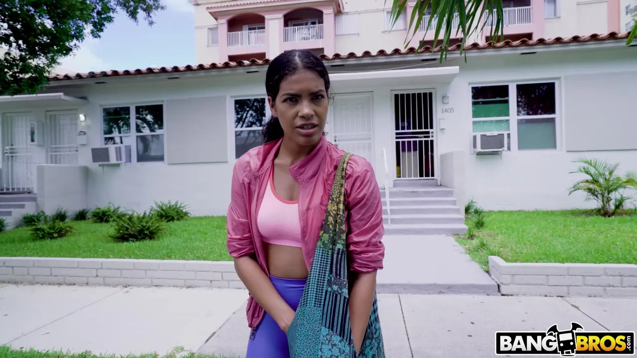 Bangbros 'College Girl Fucks Hard For Help' starring Maya Farrell (Photo 60)