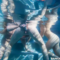 Mercedes Lynn in 'Bangbros' Get wet with some lesbos poolside (Thumbnail 230)