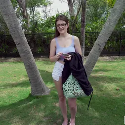 Michele James in 'Bangbros' Book Nerd Gets Fucked on The Bus (Thumbnail 57)