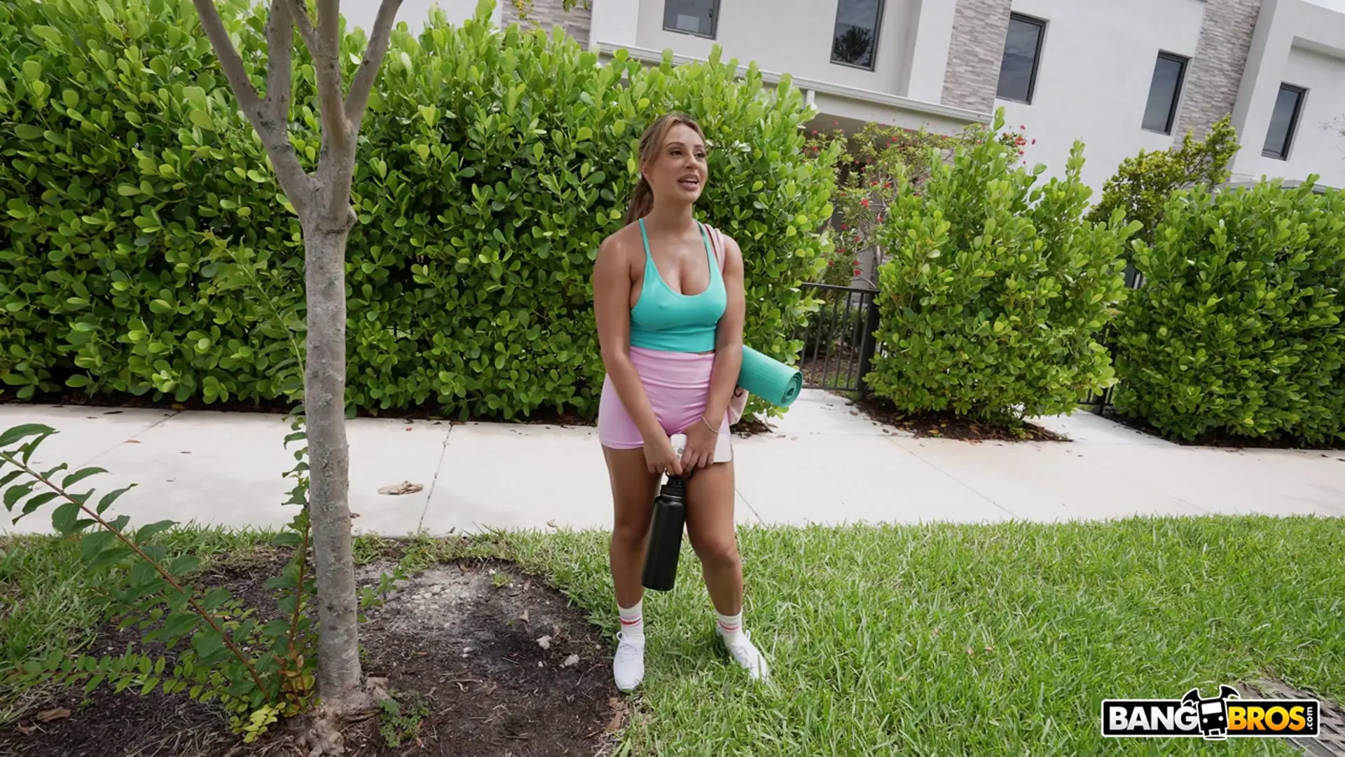 Bangbros 'Stretching My Pussy Before Yoga' starring Monica Minx (Photo 340)