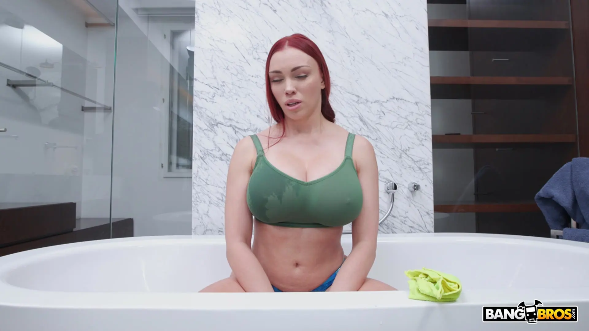 Bangbros 'Voluptuous Redhead Cleans a Black Dick' starring Octokuro (Photo 444)