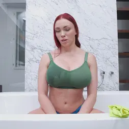Octokuro in 'Bangbros' Voluptuous Redhead Cleans a Black Dick (Thumbnail 444)