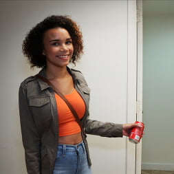 Raven in 'Bangbros' wants to try out the glory hole (Thumbnail 16)