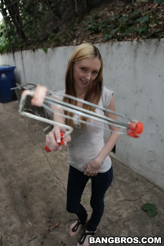 Bangbros 'College Campus Quicky' starring Rosalie Ruiz (Photo 364)