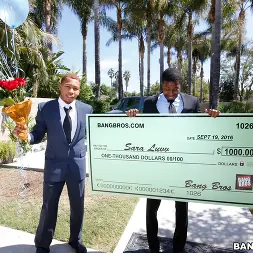 Sara Luvv in 'Bangbros' Takes On 2 Monster Cocks (Thumbnail 1)