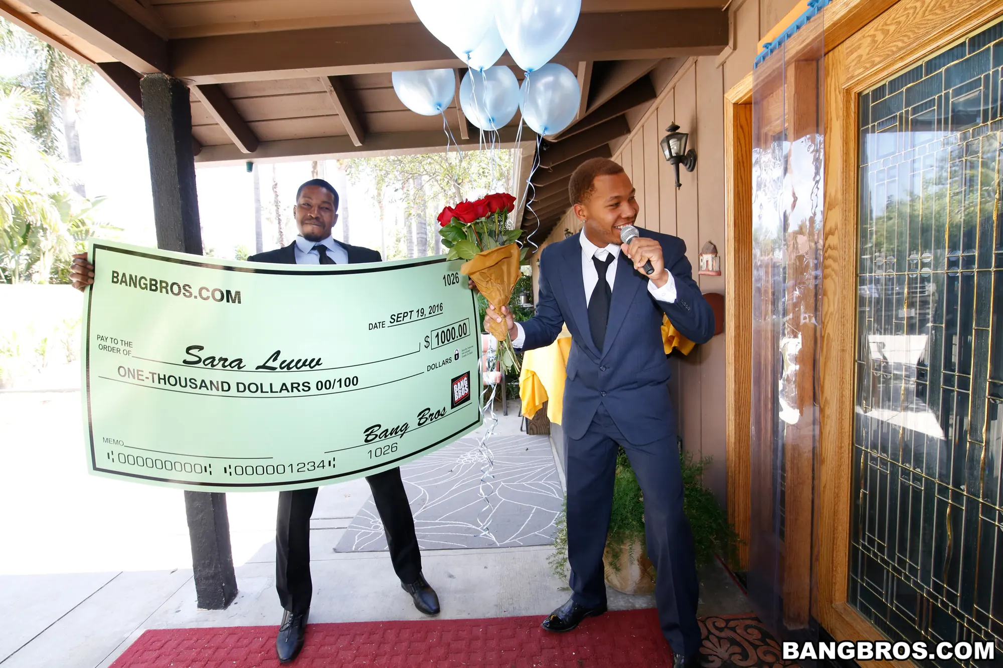 Bangbros 'Takes On 2 Monster Cocks' starring Sara Luvv (Photo 32)