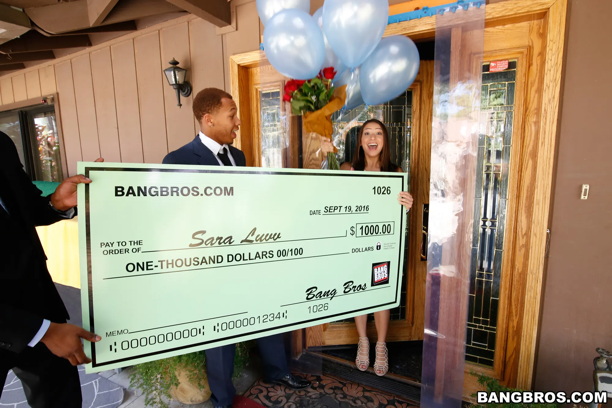 Bangbros 'Takes On 2 Monster Cocks' starring Sara Luvv (Photo 64)