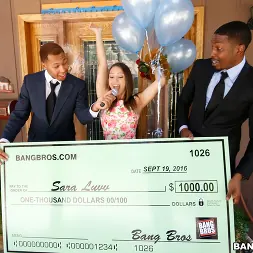 Sara Luvv in 'Bangbros' Takes On 2 Monster Cocks (Thumbnail 96)