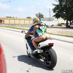 Sophia Steele in 'Bangbros' Riding naked on motorcycles (Thumbnail 12)