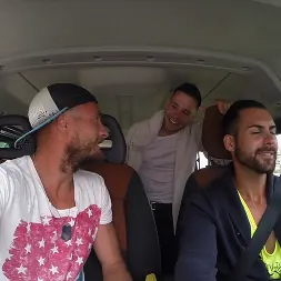 Taylor Sands en 'Bangbros' Nena europea llena de polla dura en el autobús (Miniatura 1)