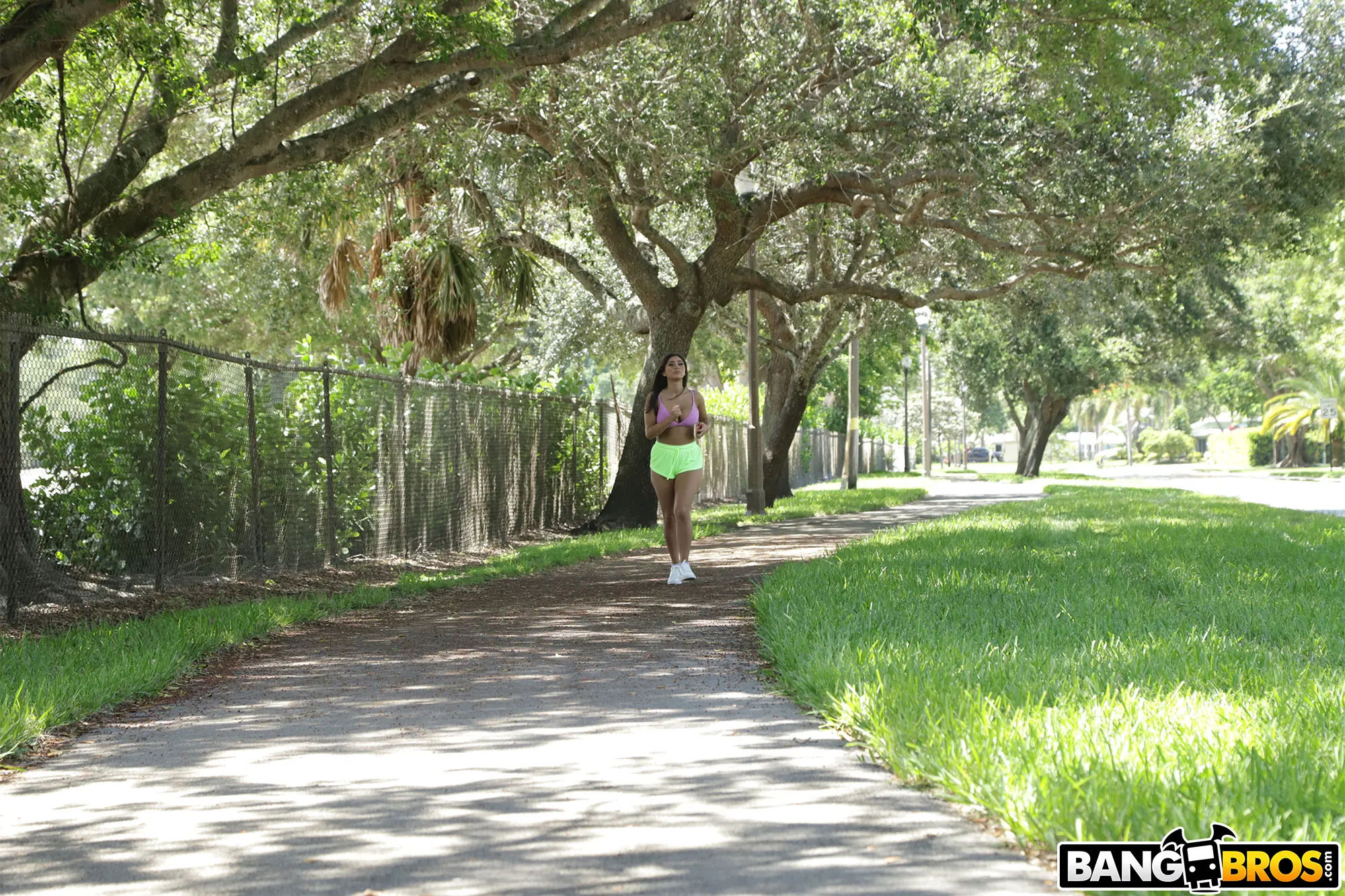 Bangbros 'Violet Creampied By Jogging Partner' starring Violet Myers (Photo 1)